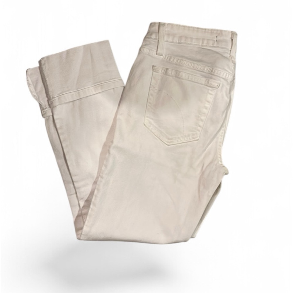 Joe’s Jeans White Wash Cuffed Jeans 27